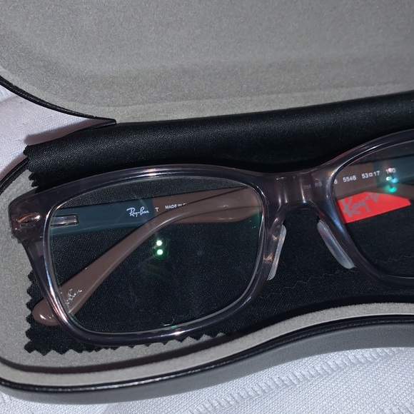 Ray-Ban Men’s Tranparent Grey Blue (5228) - Picture 5 of 10